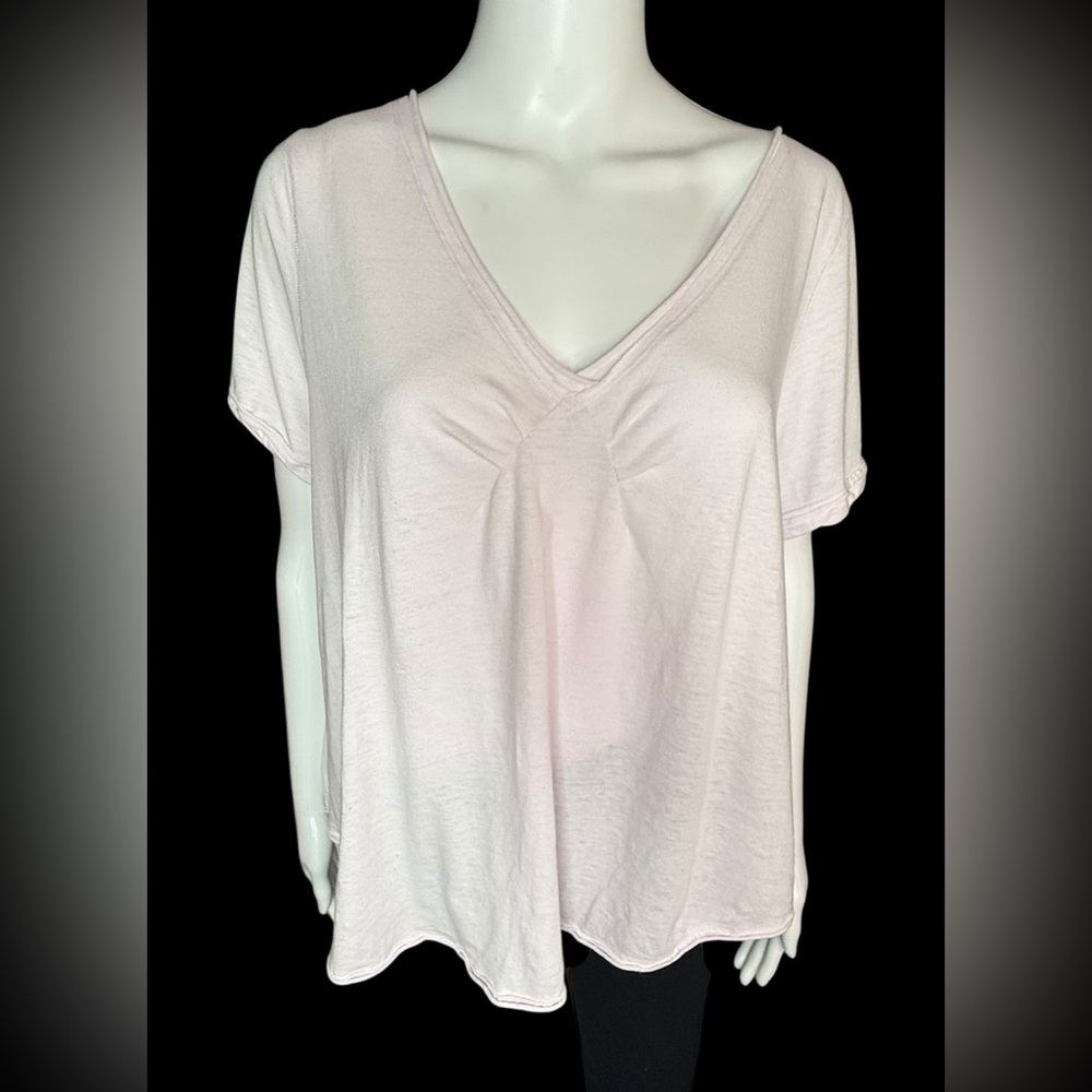 WE THE FREE All You Need Babydoll Tee Shirt top in soft pink 💖 Size Large